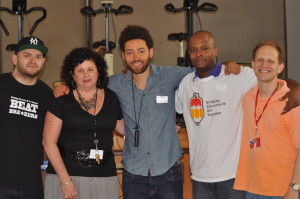 BEATSMYTH, Lavelle Principal, Diane Tucker, Taylor McFerrin, Chesney Snow & their music teacher.